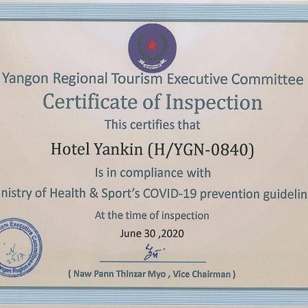 Hotel Yankin Yangon Exterior photo